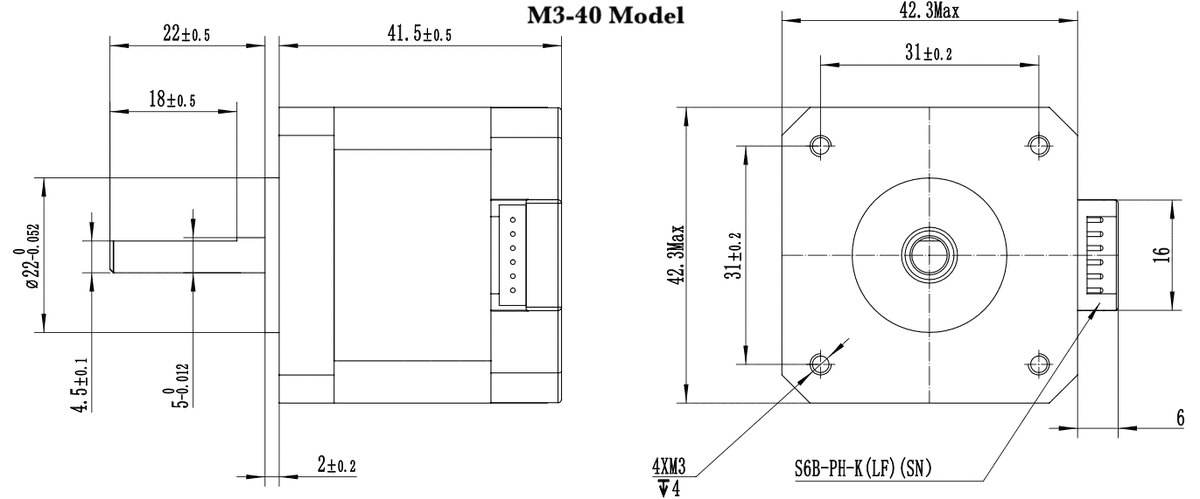 M17-40 Dimensions